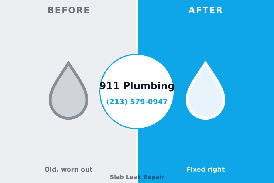 Before and after: plumbing company Rosenberg, TX